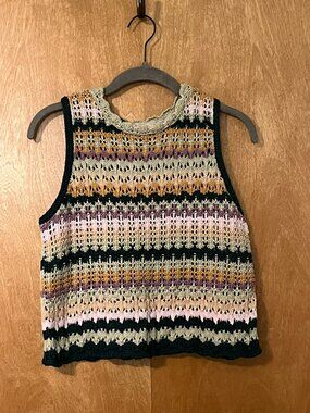 Universal Threads Women's Size S Fun Multicolor Sweater Vest